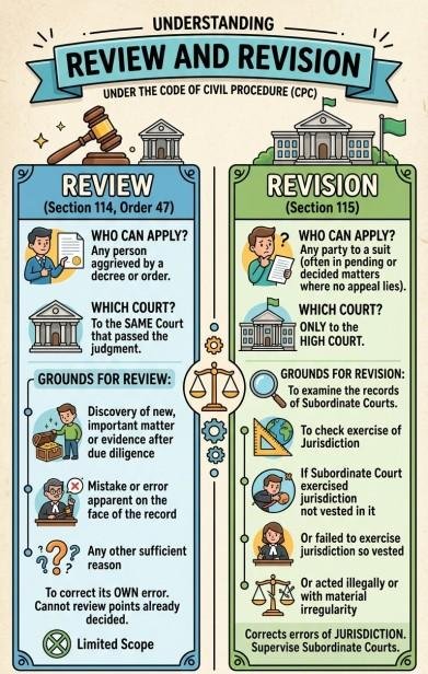 Difference between review revision